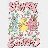 Sweet Happy Easter Design Easter DTF Transfer