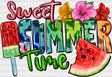 Sweet Summer Time Design Dtf Transfer