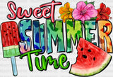 Sweet Summer Time Design Dtf Transfer