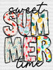 Sweet Summer Time Summer DTF Transfer ready2transfer White