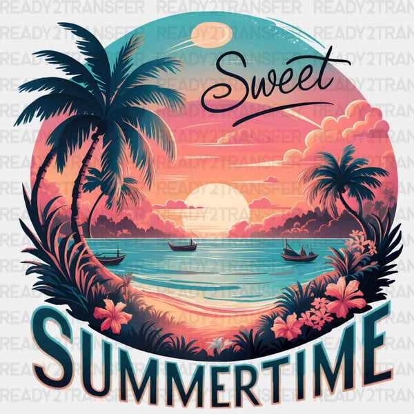 Sweet Summertime Design Summer DTF Transfer