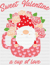 Sweet Valentine A Cup Of Love Dtf Transfer