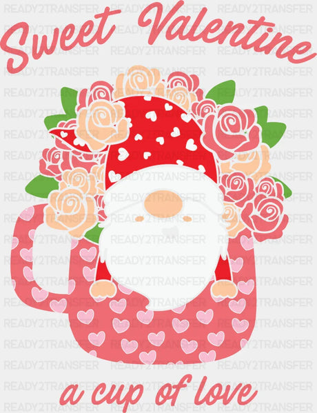 Sweet Valentine A Cup Of Love Dtf Transfer