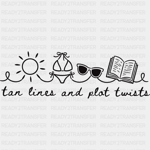 Tan Lines And Plot Twists - Reading DTF Transfers