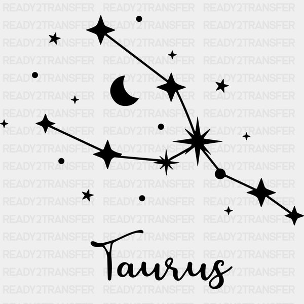 Taurus Constellations - Zodiacs & Horoscopes DTF Transfers