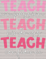 TEACH Compassion DTF Transfer - ready2transfer