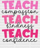 Teach Kindness Dtf Transfer