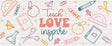 Teach Love Inspire - Teacher Cup Wrap UV Sticker Permanent UV DTF Decal