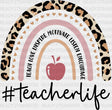 Teach Love Inspire Teacherlife Dtf Heat Transfer