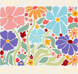 Teach Them Love Them Watch Them Grow Floral Design - Teachers DTF Transfer Adult Unisex - S & M (10’’) / Light Color