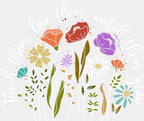 Teach Them Love Them Watch Them Grow - Teachers DTF Transfer Adult Unisex - S & M (10’’) / Light Color Design (See