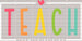 Teach Them To Be Kind DTF Heat Transfer ready2transfer White