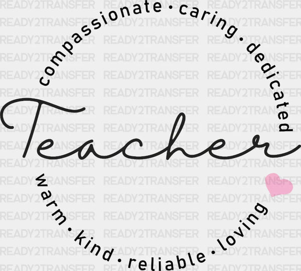 Teacher Dedicated DTF Transfer