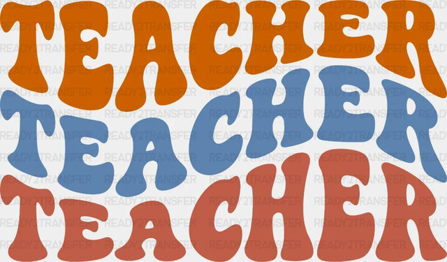 Teacher Dtf Heat Transfer Ready To Press Design