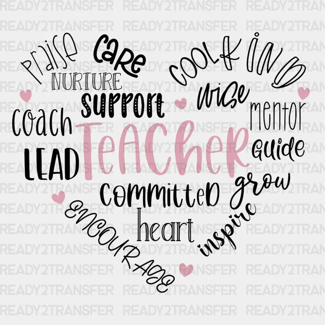 Teacher Feelings DTF Transfer ready2transfer