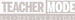 Teacher Mode All Day Every Day DTF Heat Transfer ready2transfer White