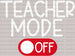 Teacher Mode DTF Heat Transfer ready2transfer White