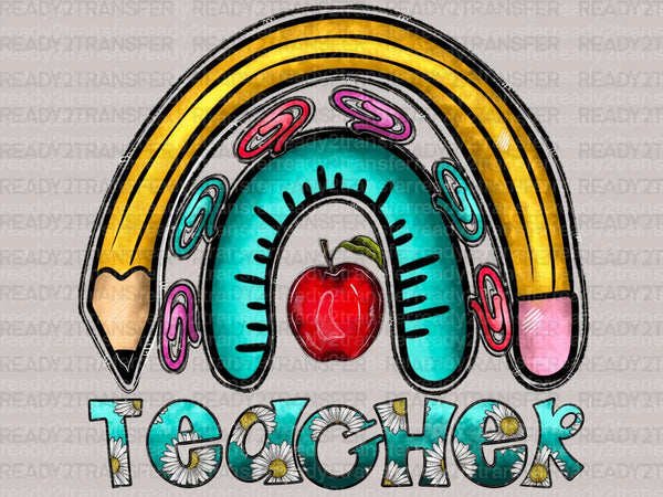 Teacher Pencil DTF Transfer