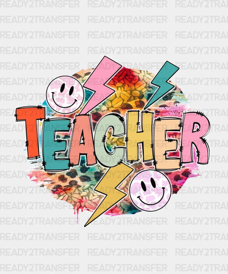 Teacher Smiley Dtf Transfer