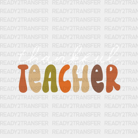 Teacher Thankful Dtf Transfer