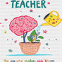 Teacher The One Who Makes Minds Bloom - Teachers DTF Transfer