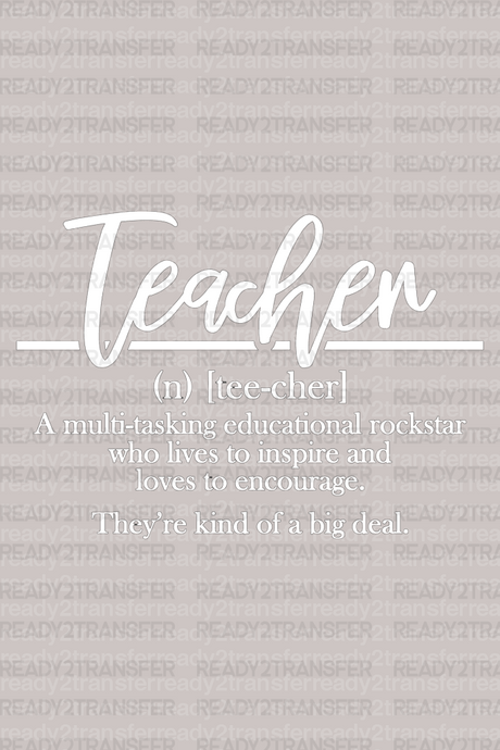 TeacherLife DTF Transfer - ready2transfer