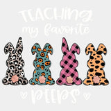 Teaching My Favorite Peeps Easter Dtf Heat Transfer Design