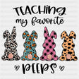 Teaching My Favorite Peeps Easter Dtf Heat Transfer Design