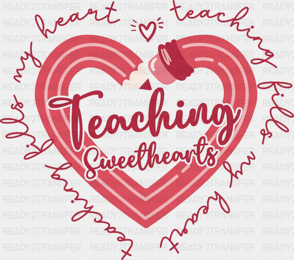 TEACHING SWEETHEARTS DESIGN DTF Transfer