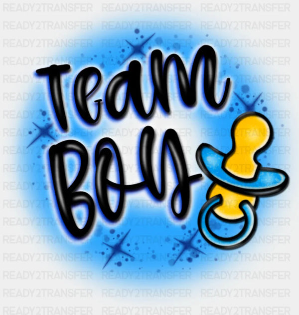 Team Boy And Girl - Gender Reveal DTF Transfer