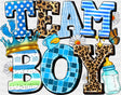 Team Boy Milk Design - Gender Reveal DTF Transfer