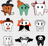 Teeth Halloween DTF Transfer