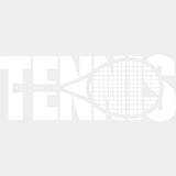 Tennis B&W Racket Design - Tennis DTF Transfers ready2transfer Light Color Design (See Imaging)