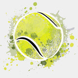Tennis Ball Splash - Tennis DTF Transfers ready2transfer Light Color Design (See Imaging)