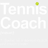 Tennis Coach Definition, B&W Design - Tennis DTF Transfers ready2transfer Light Color Design (See Imaging)