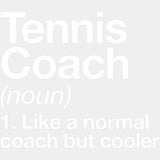 Tennis Coach Definition, B&W - Tennis DTF Transfers ready2transfer Light Color Design (See Imaging)