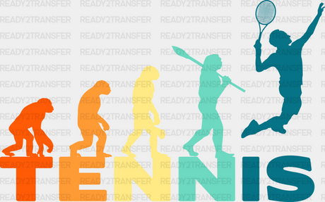 Tennis Evolution - Dtf Heat Transfer