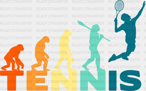 Tennis Evolution - Tennis DTF Heat Transfer