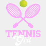 Tennis Girl, Pink Rackets - Tennis DTF Transfers ready2transfer Light Color Design (See Imaging)