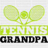 Tennis Grandpa - Tennis DTF Transfers ready2transfer Dark Color Design (See Imaging)