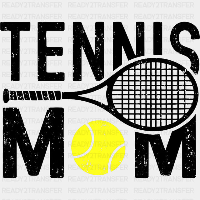 Tennis Mom, Tennis Ball - Tennis DTF Transfers ready2transfer Dark Color Design (See Imaging)