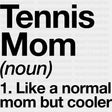 Tennis Mom Definition - Tennis DTF Transfers ready2transfer Dark Color Design (See Imaging)