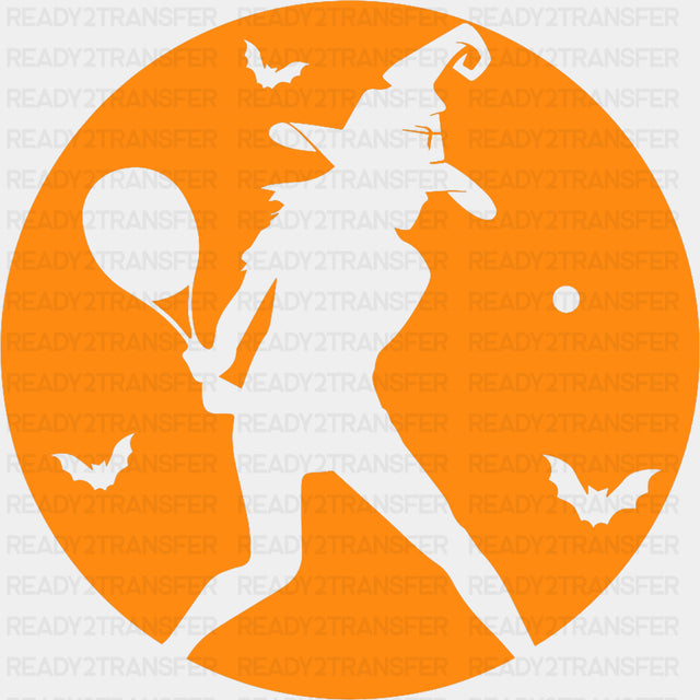 Tennis Player, Halloween Theme - Tennis DTF Transfers ready2transfer