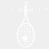 Tennis Racket B&W - Tennis DTF Transfers ready2transfer Light Color Design (See Imaging)