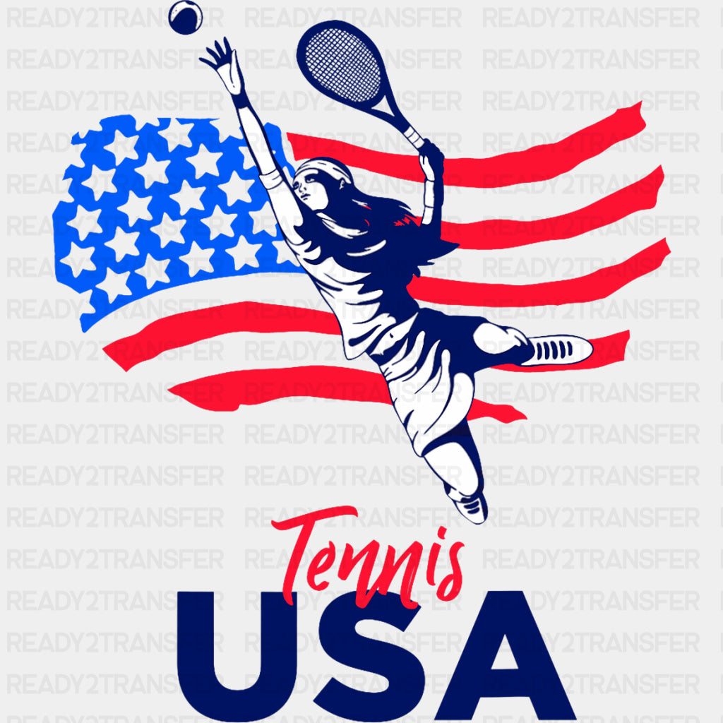 Tennis USA - Tennis DTF Transfers ready2transfer