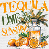 Tequila Lime & Sunshine - Summer DTF Transfer