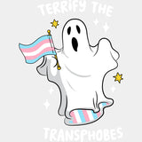 Terrify The Transphobes - Transgender DTF Transfers ready2transfer Light Color Design (See Imaging)