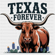 Texas Forever Bull Design - States & Cities DTF Transfer ready2transfer