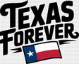 Texas Forever Design - States & Cities DTF Transfer Adult Unisex - S & M (10’’) / Dark Color Design (See Imaging)