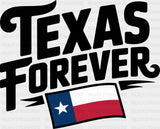 Texas Forever Design - States & Cities DTF Transfer Adult Unisex - S & M (10’’) / Dark Color Design (See Imaging)
